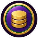 Gold coin with a storage disc